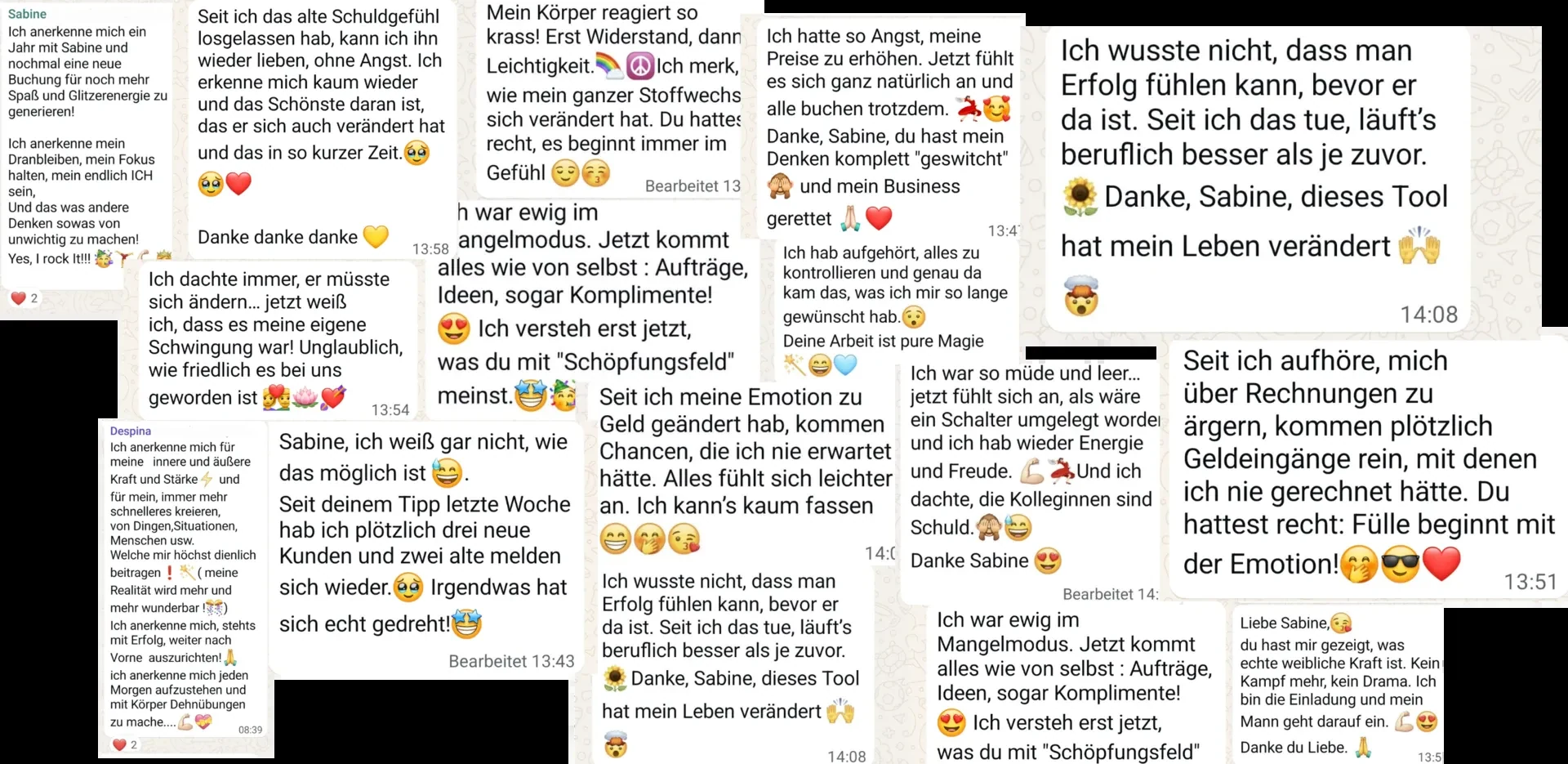 Stimmen von Teilnehmerinnen